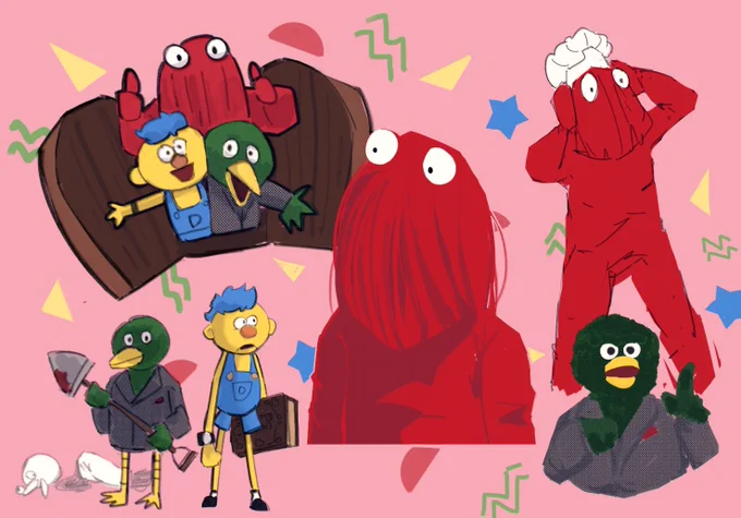 Some Don't Hug Me I'm Scared fanarts 