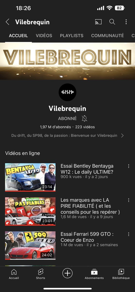 wavetek08's tweet image. Je pense que c’est le jour pour donner 2M d’abonnés à @VilebrequinAuto
#GPExplorer