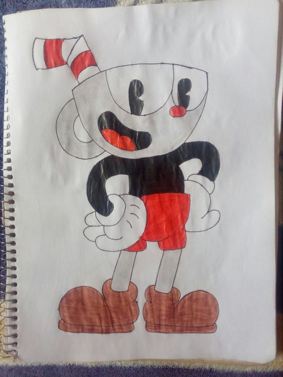 Govanygamer80's tweet photo. Dibujando a Cupheap 
#Cuphead #MDNR #Cupheadfanart #cupheadshow https://t.co/XeEvr5HCRX
