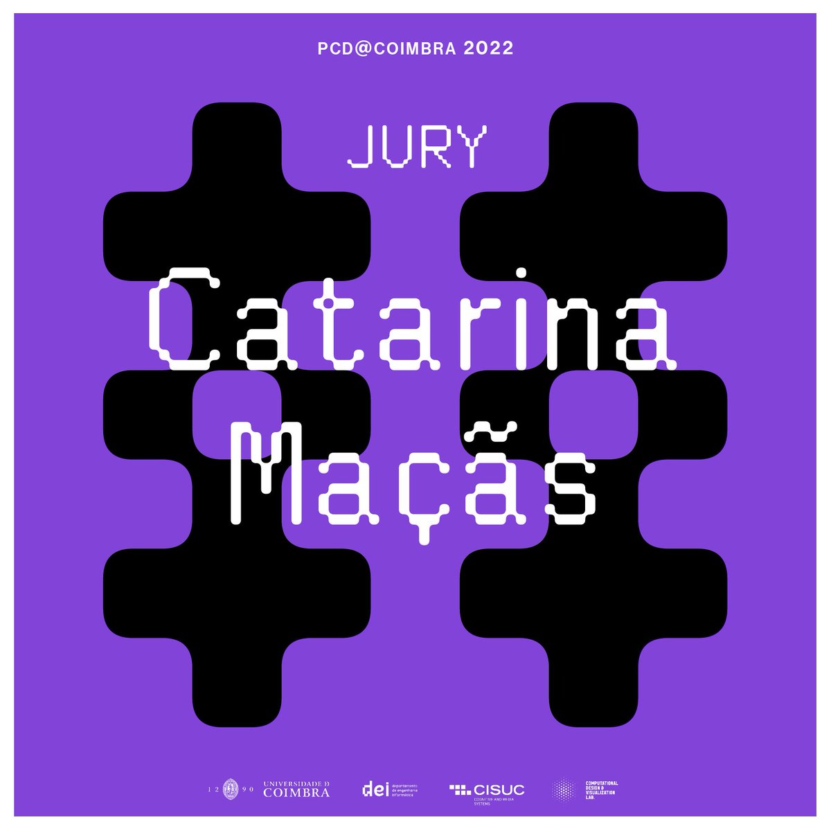 We are excited to announce our first selection jury. Catarina Maçãs is an invited Assistant Professor at the Department of Informatics Engineering of the University of Coimbra and a computational designer and researcher at the Computational Design and Visualization Lab. of CISUC.
