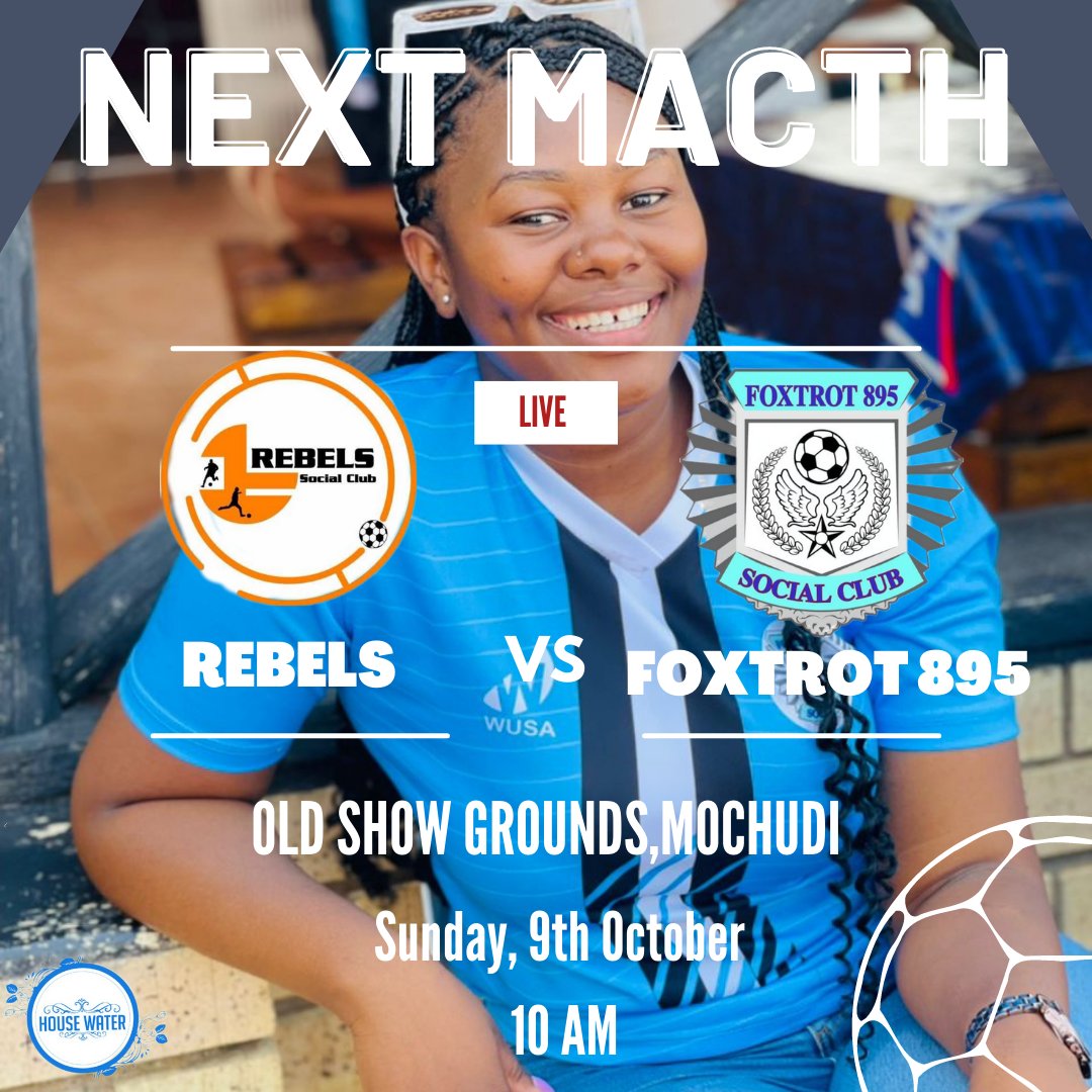 Come through to old show grounds this sunday in Mochudi as we play against <a href="/RebelsSocial/">Rebels_Of_2008</a>