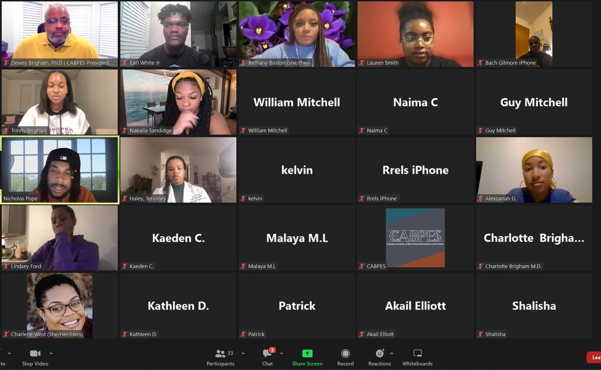 Quick snapshot of the HBCU Roundtable Discussion from Thursday evening! What you're seeing are 9 schools represented. Exposure of HBCUs are so important, especially for the kids here in Colorado. #HBCU #RepresentationMatters