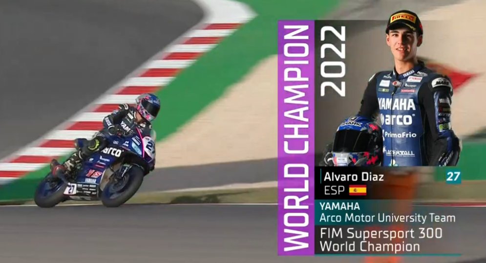 mundo_gp_'s tweet photo. Alvaro Diaz campeón del mundo de #SSP300
#PTRWorldSBK https://t.co/FkGYR8ZKD7