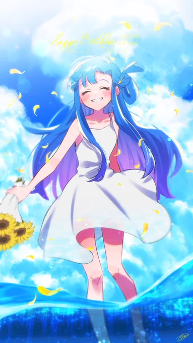 七海お誕生日おめでとう〜〜!!今年も祝えて幸せです!!あなたの歩む道が、これからも笑顔溢れるものでありますように…!ずっとずっと大好きだよ!!!#浅利七海#浅利七海生誕祭2022#浅利七海誕生祭2022 