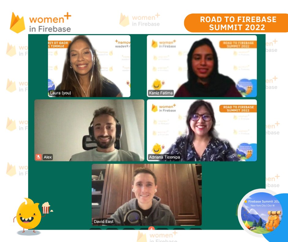 WomenInFirebase's tweet image. 🗻🔥“Road to #FirebaseSummit 2022 Meetup”🔥 🗻
What a surprise🤩, @_davideast  joined our meet up,  thank you very much🙌!
Community, new meetups are coming, stay tuned 🚀!

Thanks for joining the meetup 🙌!

#WomenInFirebase #WomenTechMakers #WomenInTech #Firebase