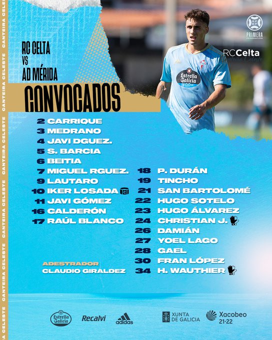 2022-2023 |7º Jornada | Celta B 1 -  2  AD Merida Fej6nNhXwAEiMFy?format=jpg&name=small