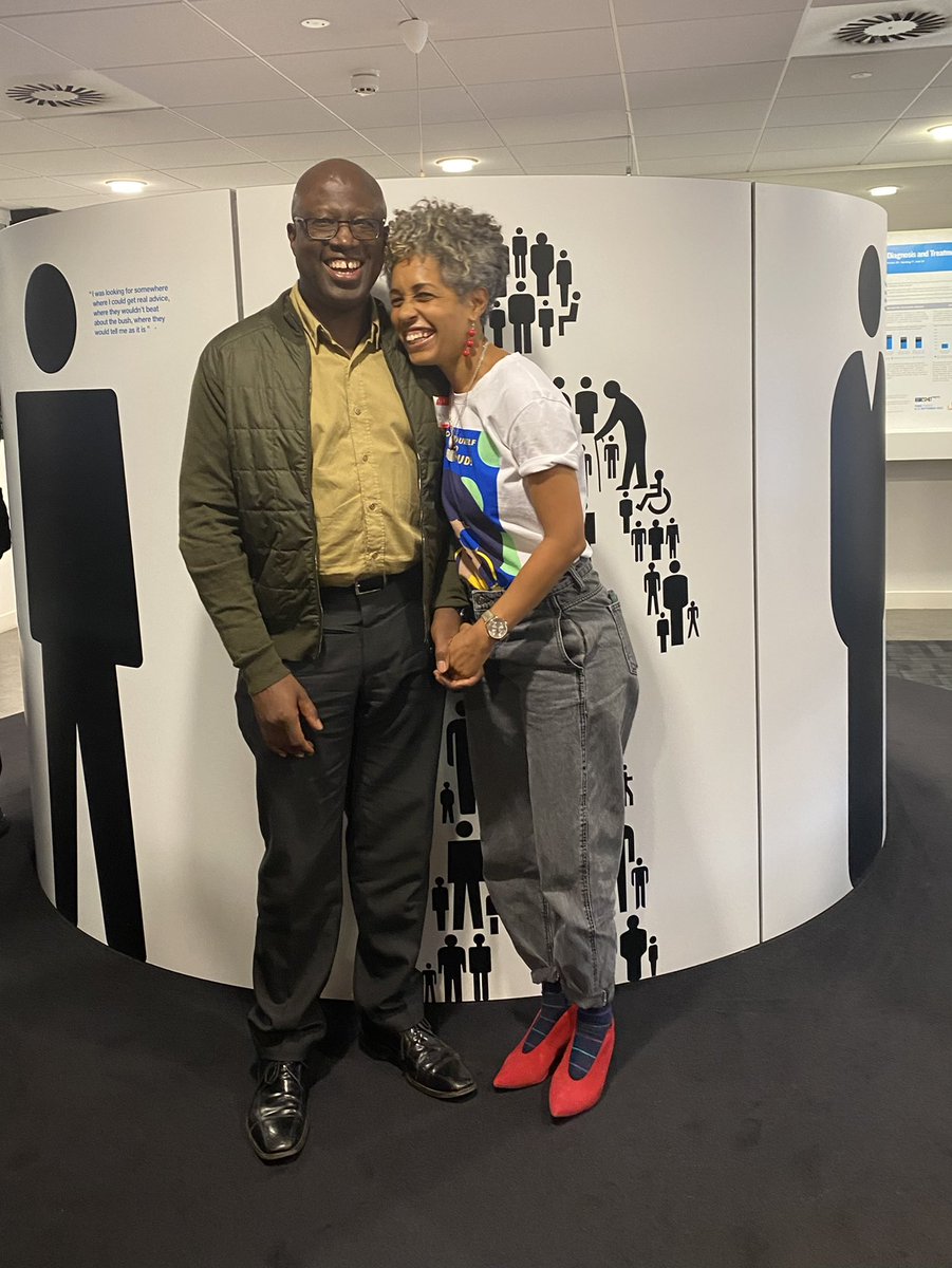 The joy of knowing & working with this man @frankthedoc1 today @ProstateUK ‘Black Consensus Workshop’ we came together with community champions to develop a ‘black consensus message’ thank you @CEOProstateUK & the team for organising 🖤 we missed you @BolaOwolabi8