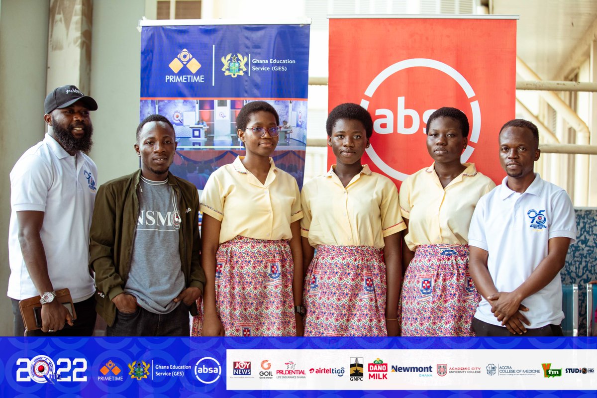 NSMQGhana's tweet photo. ARRIVALS: Krobo Girls’ SHS has landed safely in Kumasi.

They come up against St. Mary’s Girls’ SHS and Bueman SHS, Konongo on Thursday, 13th October in the #NSMQPrelims. 

#NSMQ2022 #Primetime https://t.co/S81jVPcVZN