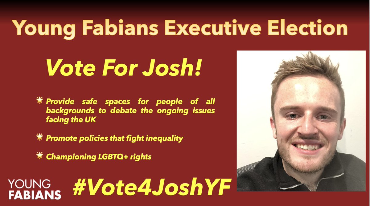 JoshuaDavies89's tweet photo. 6 days left for the YF election! If you are yet to vote, please consider me as one of your options. I want to drive conversation between all UK nations and promote policies that will undo the damage of the last 12 years of tory rule! #fabians #youngfabians #vote4JoshYF https://t.co/dkML4JDtzI