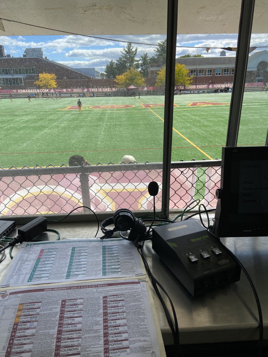 Today is a milestone day for myself as I am making my ESPN debut this afternoon on the campus of Iona University!

Catch myself and @GrantDelVecs on the call for @IonaMSOC and @JaspersSoccer on ESPN3 at 1pm:

icgne.ws/IMSMANH

#gaelnation #MAACSoccer