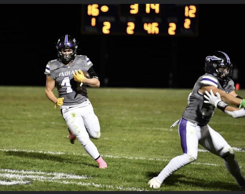 Stats from last night. 32 attempts for 347 yards and 5 touchdowns and 1 catch for 23 yards.