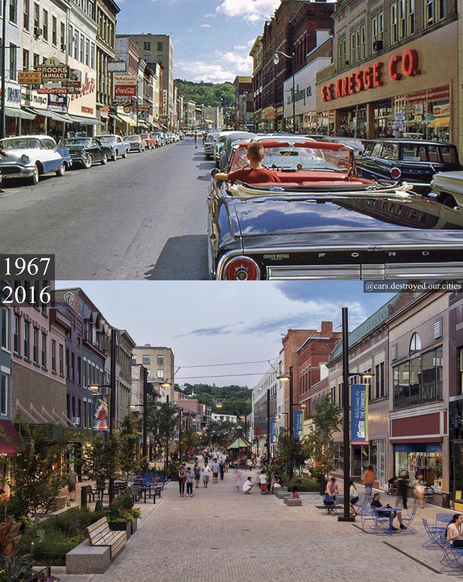 Ithaca, NY. 1967 vs 2016