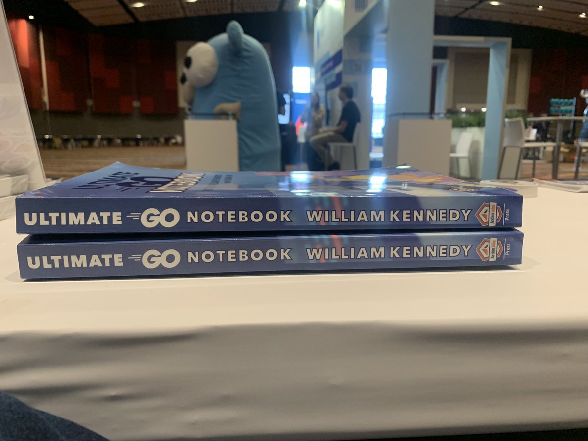 ardanlabs's tweet photo. Hey #GopherCon! Today @ 3pm we’re giving away 2 signed copies of our #UltimateGo Notebook 📓
❤️LIKE AND RETWEET TO WIN❤️
#golang https://t.co/OQZk5ACg3M