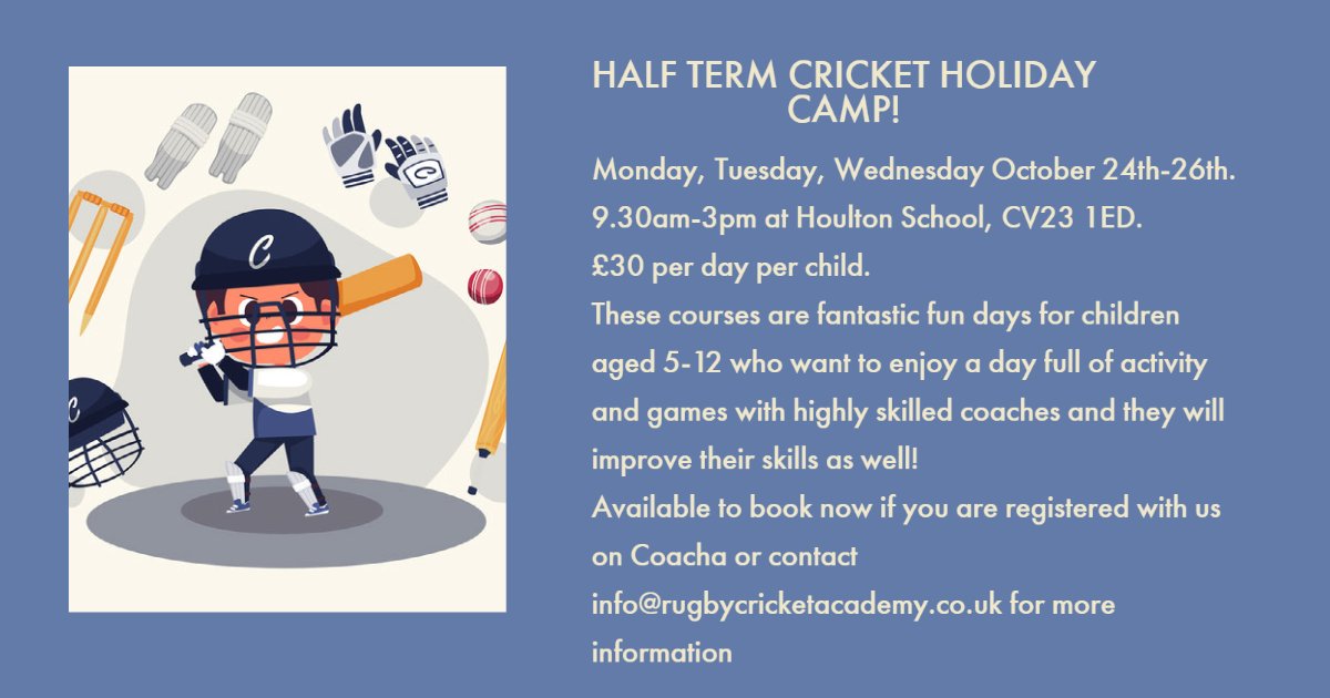 Rugby Cricket Academy tweet media