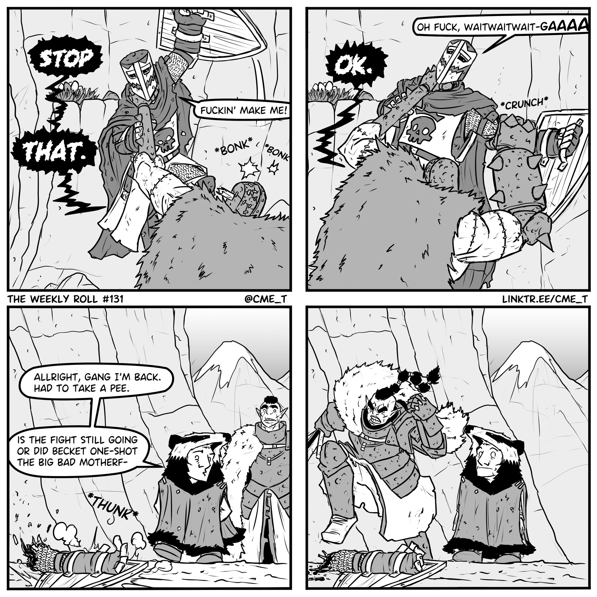 CME_T on Twitter "The Weekly Roll Ch. 131. "Death Saving Throw" https