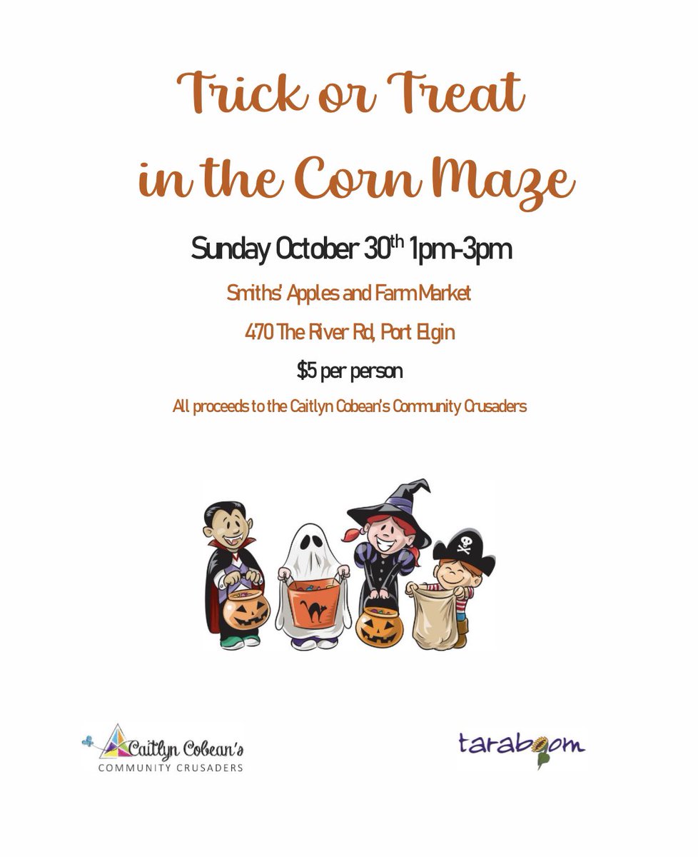 caitlyncrusader's tweet image. So excited for our favourite Halloween event! #touchingspeciallives #greybruce #bestcommunity