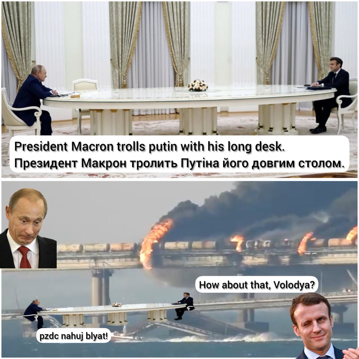 Naky's tweet photo. #KerchBridge 
#StandWithUkraine https://t.co/P2uOKeyijD
