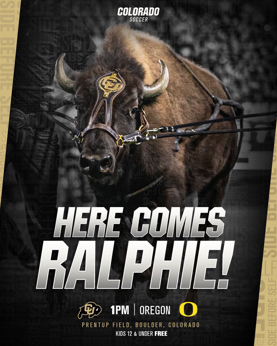 Missing your weekend <a href="/CUBuffsRalphie/">Ralphie</a> fix? 

We got you covered tomorrow at Prentup Field 🦬