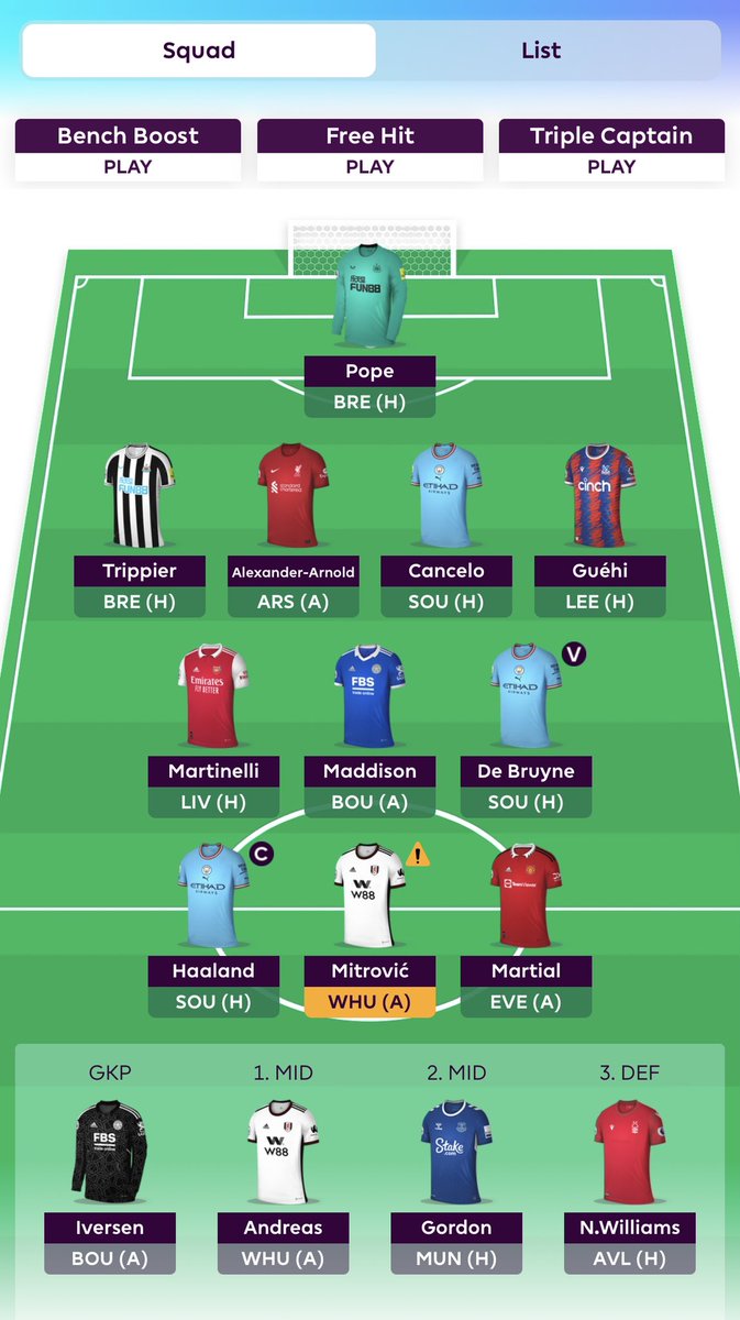 FPLCooper's tweet photo. Gameweek 10 - Cooper is locked in 🔒 

GW9 - 89 points. 

OR: 3.6m -> 2.8m -> 1.99m ✅🌍
Very happy with recent GWs. 

Transfers: Isak -> Martial &amp; saving 1 FT. 
Really like this fun punt. 

Haaland 🧢 

Best of luck everyone! ☕️ 

#FPLCommunity https://t.co/ldsIG37fx7