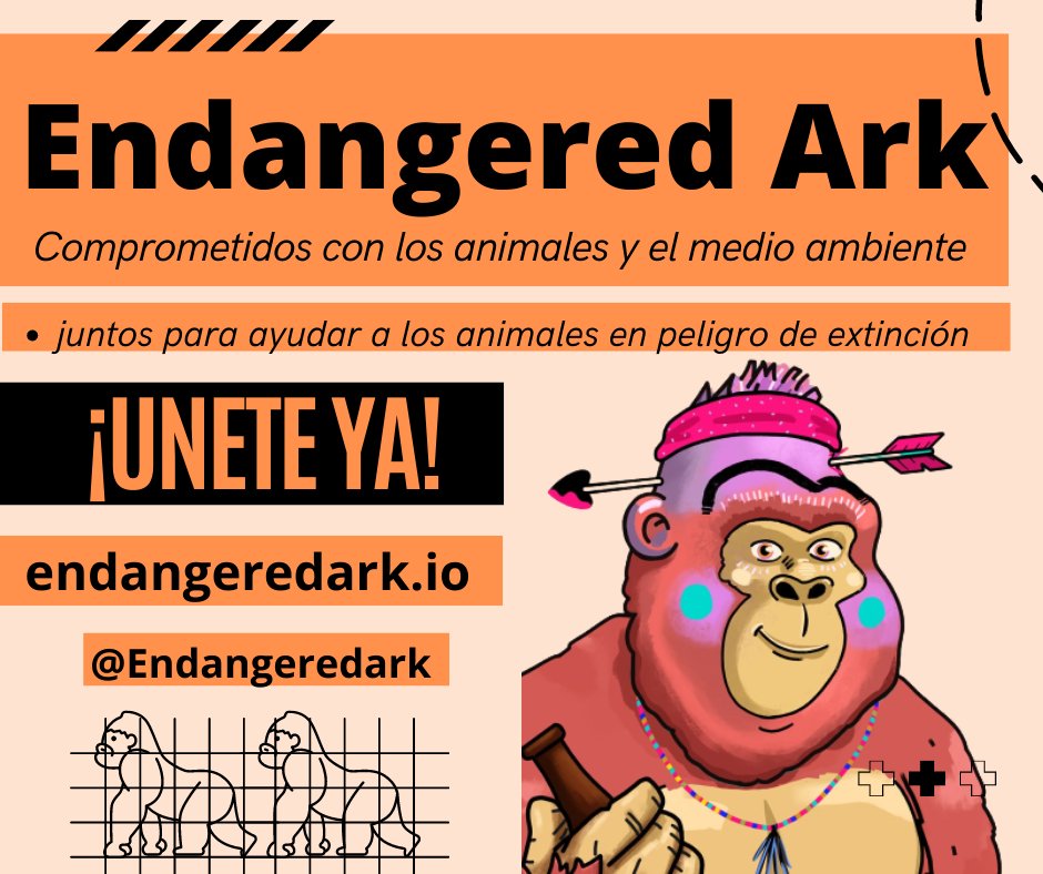 RichardFreitez6's tweet photo. Únete a la Misión de rescatar a los gorilas🦍🌎

Join the MISSION to RESCUE the Gorillas. 🦍🌍 
𝐌𝐈𝐍𝐓 𝐍𝐎𝐖: https://t.co/aoQiCn24Ju
Discord: https://t.co/RzLhzBbw6g
Sigue:@EndangeredArk 

Los animales nos necesitan🌎

@StevieStacks84 @AxieLima @ositaandrea_
#TeamStack https://t.co/gqd1THnC27
