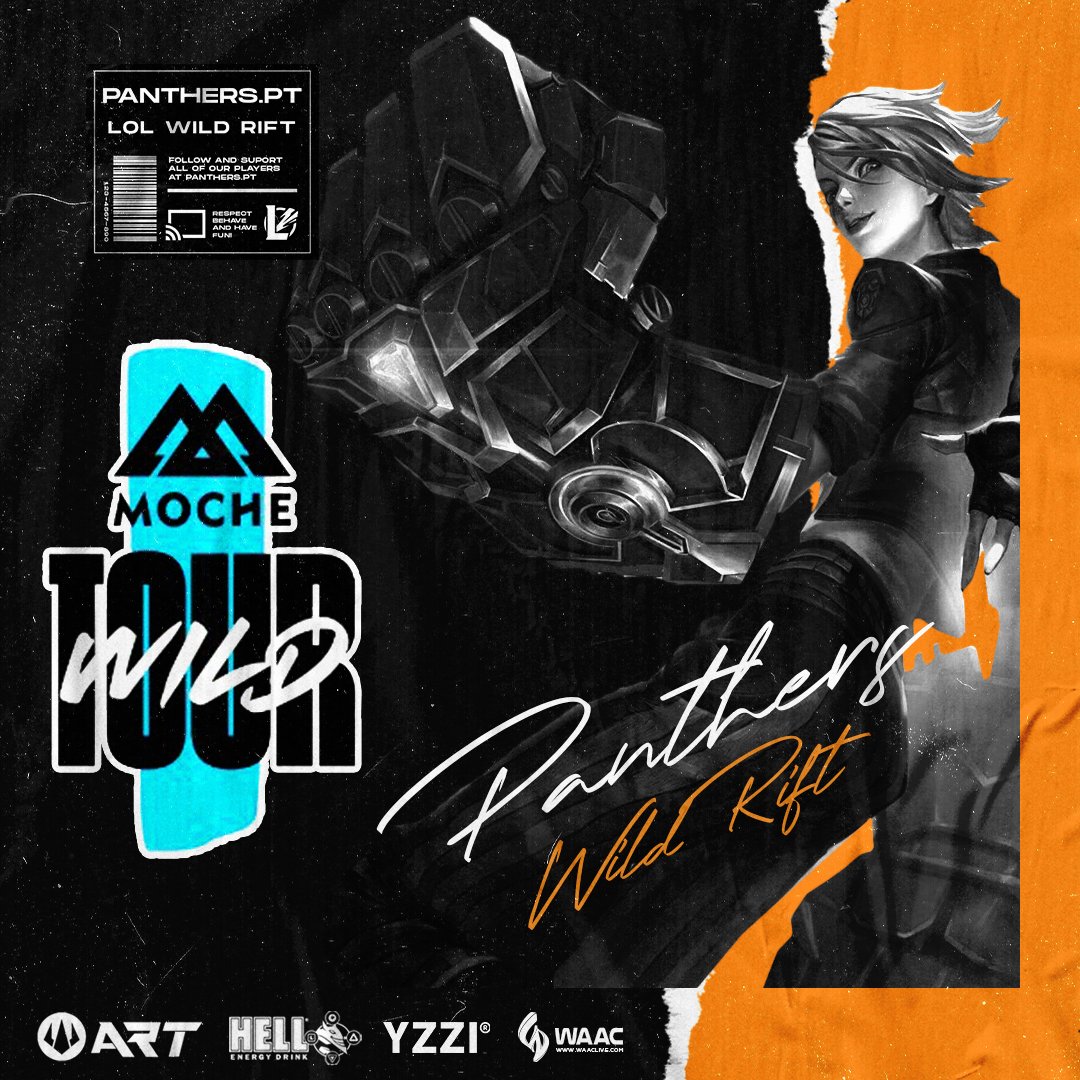 As nossas equipas de <a href="/WildRiftEsports/">Wild Rift Esports</a> vão participar por volta das 14:00 horas, no qualificador do <a href="/moche/">MOCHE</a> Wild Tour, que dá acesso as finais em lan do evento <a href="/IA_OFICIAL/">IBERANIME Oficial</a> Porto!

⚔️bit.ly/3CKlH0N⚔️

#GOPANTHERS #thewildsideofgaming