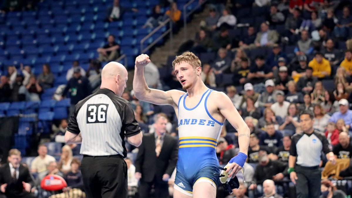 jerseywrestle's tweet photo. Zeth Brower became the first All-American and national champion wrestler in Lander history in 2022.

Check out the first NCAA DII champions in school history!

https://t.co/ZsCJS4PlfX

@Zbro141 @LanderWrestling @LanderAthletics @LanderFanInfo https://t.co/GympKKoqpM