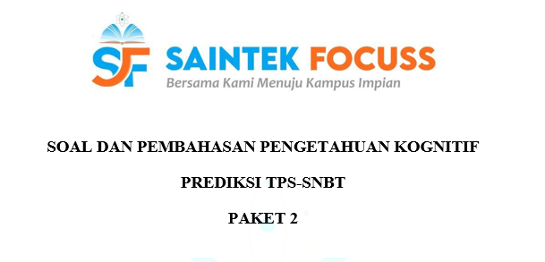SaintekFocuss's tweet photo. [LATIHAN SOAL DAN PEMBAHASAN]

Persiapan TPS-SNBT 2023 

(A THREAD)

Substest     : Pengetahuan Kognitif
Jumlah        : 14 Butir

-Jangan lupa berbagi dengan Retweet ya😇- https://t.co/H5QznbisCP