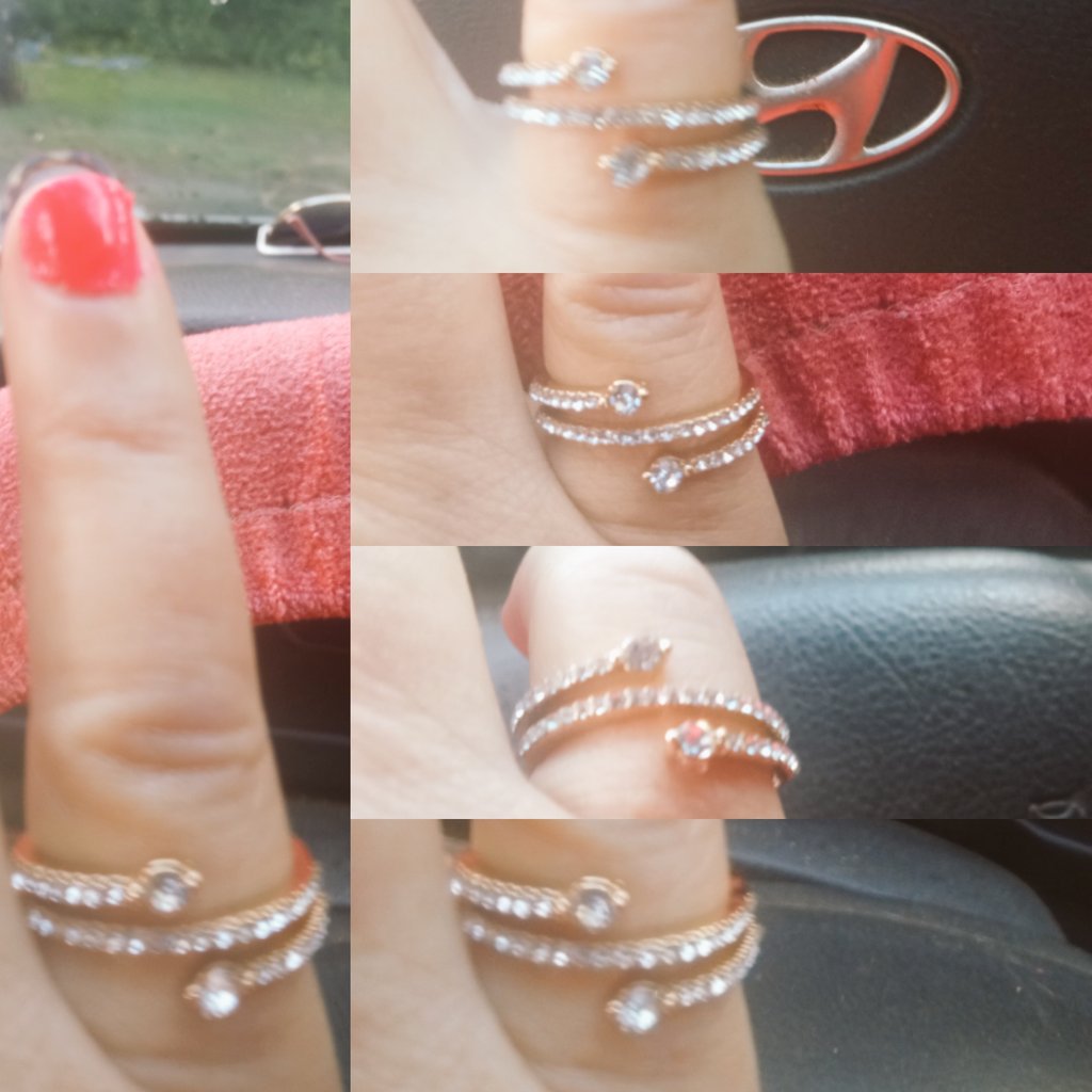 DoreneShaver1's tweet photo. My #beautiful granddaughter gave me this #beauitiful 💍 it's my birth stone love it 💙💙💙 https://t.co/qUowkEOffa