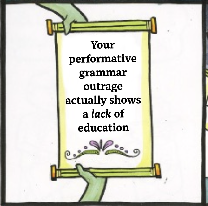 The scroll of truth!