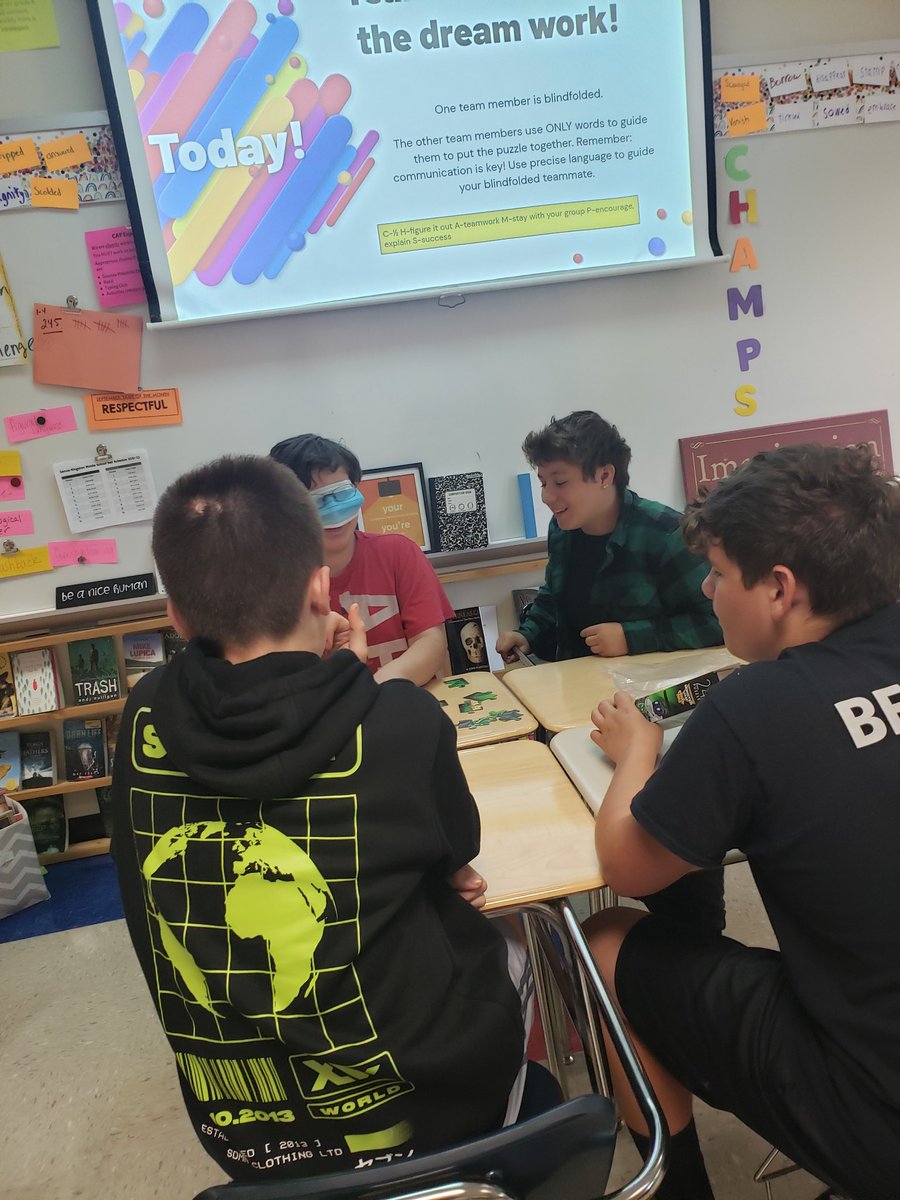 Small-group learning launch activity! Teamwork makes the dream work! #gkcogs