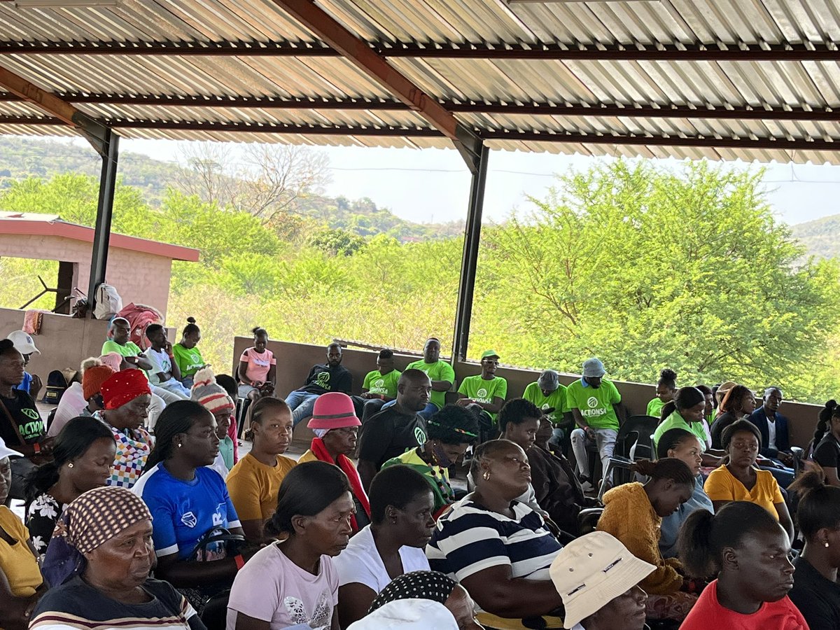 Today we’re at Tshinakie resort in Muhuyu, launching another <a href="/Action4SA/">ActionSA</a> branch under the Thulamela Municipality. #roadto2024
