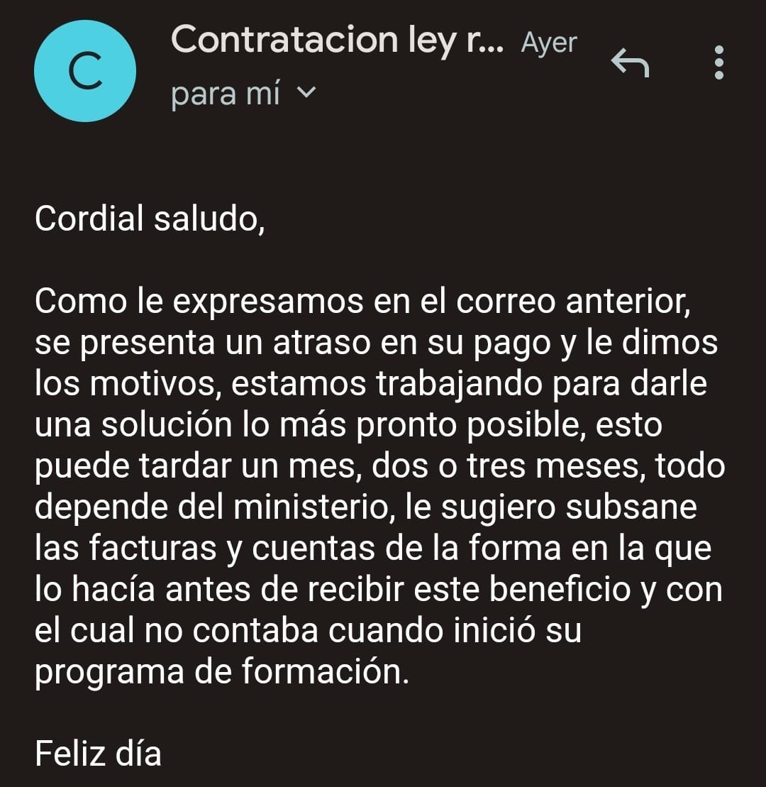 Julipu's tweet photo. 1. Un error humano al ingreso de la documentación lo comete cualquiera. La forma de responder ante los errores es lo que realmente indigna. 
2. El salario de los residentes es el sustento de muchas familias, no un “beneficio” ni un ingreso adicional https://t.co/SGRqTE1ugG