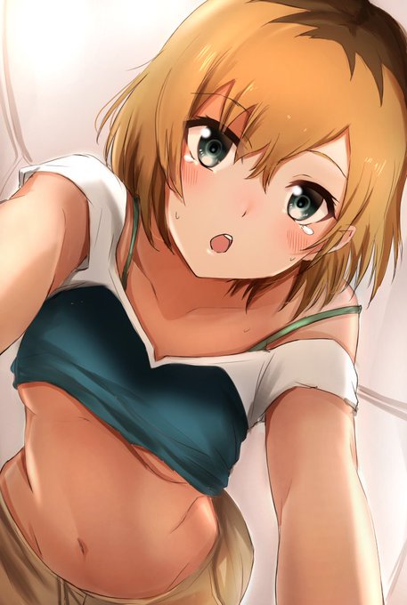 宮森さんに押し倒される絵です 