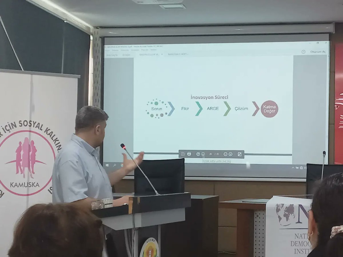 kamuskaorg's tweet photo. @kamuskaorg projesi kapsamında, yüzyüze savunuculuk programının 4. ve 5. Modülleri #adanabüyüksehir belediyesi meclis salonunda gerçekleştirildi.
#kamuskaprojesi #yönetimdekadın #temsiliyettekadın
#adanaçocukvekadınhaklarıderneği
#adanabld
#nditurkiye
#yapdernegi
#yaparttırpaylaş https://t.co/7Zqu1ijoiC