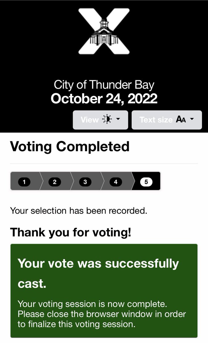 PunkRockMamai's tweet photo. Early #vote done! My suggestion for #tbay is is to put a #qr code for the website in the letter. #civicminded https://t.co/bXBwi5Z5GC