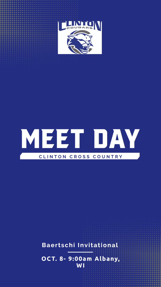 Tyree Gamble (@gambl20) on Twitter photo Good luck to our Cross Country teams as they travel to Albany this morning! #BeCougarProud <a href="/clintonwischool/">Clinton Community School District</a> Good luck to our Cross Country teams as they travel to Albany this morning! #BeCougarProud <a href="/clintonwischool/">Clinton Community School District</a>