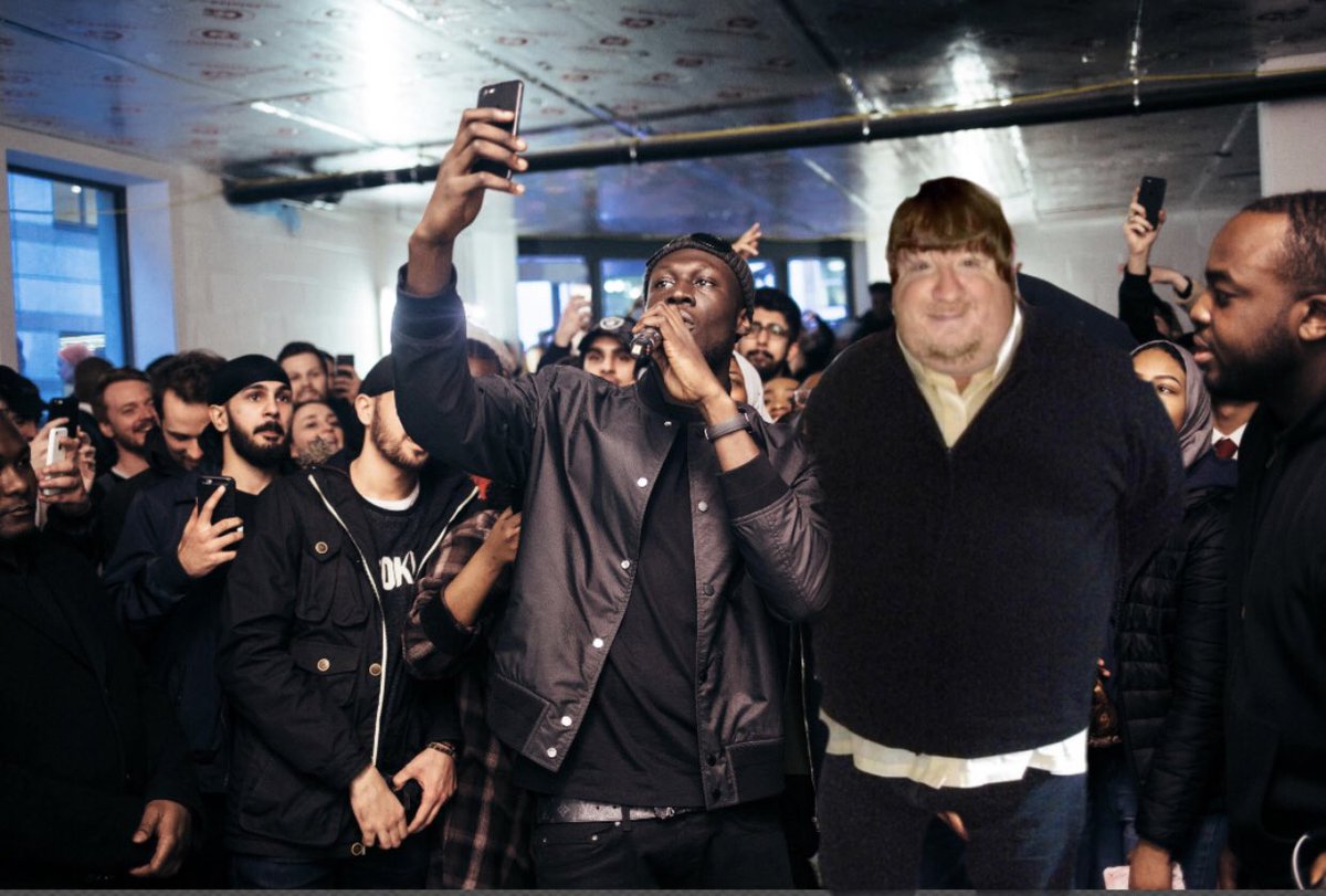 Pleasure to catch up with <a href="/stormzy/">Stormzy</a> in Croydon, Naturally he wanted a photo. Thanks all for the warm welcome. Safe fam 👊😎