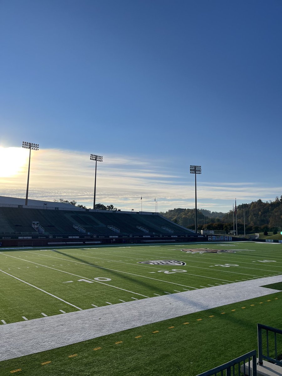 OhioStephens's tweet image. Good morning Peden Stadium. It’s ⁦@OhioFootball⁩ Gameday! #Homecoming