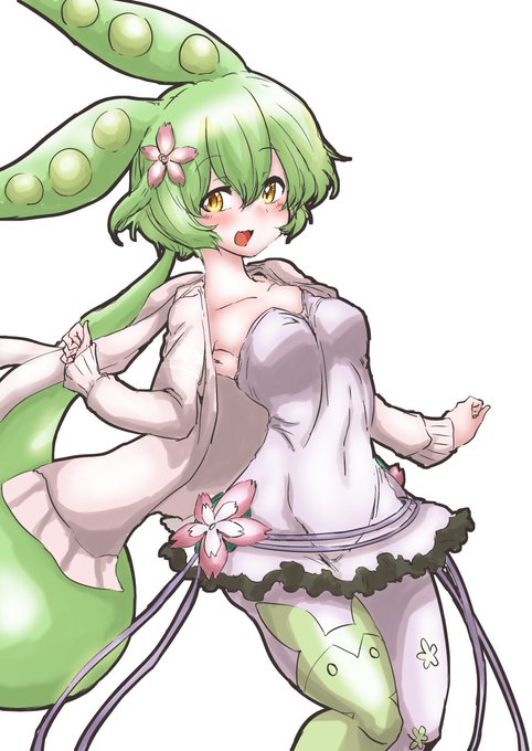 #どんどん土曜日ずんだもん 
今日のゆかりさん穏の服です 