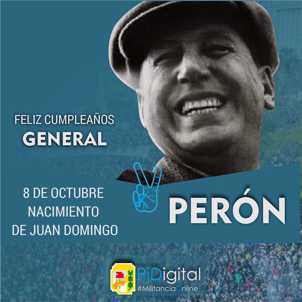 PJDigitalProv25's tweet photo. Primero la patria, después el Movimiento y luego los hombres. La política no es para nosotros un fin, sino solo el medio para el bien
de la Patria, que es la felicidad de sus hijos y la grandeza nacional
#PeronCumple
#PJDigital https://t.co/Py3nOJ0ySL