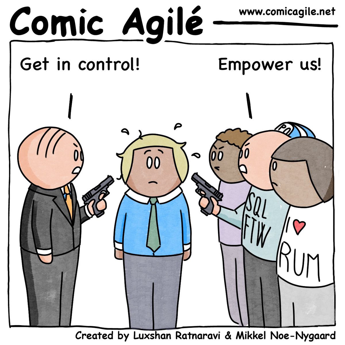 #ComicAgile no. 204 - The Middle Manager