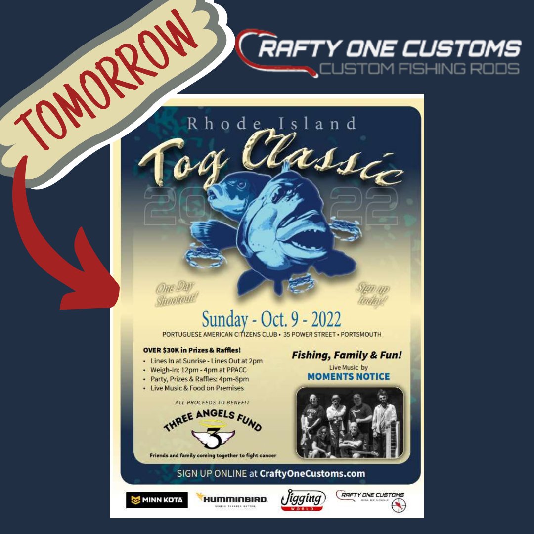 harborlightsw's tweet photo. The RI Tog Classic - October 9th, 2022 - Brought to you by https://t.co/zJtIL37w7e - supports the Three Angels Fund - Learn more at https://t.co/FfzcuFTXkK.  Use the AnglerCatch app to record and submit your catch. https://t.co/SoxZL0g7Zl   https://t.co/kJoBLBivw4 https://t.co/I8q9g0Kfnj