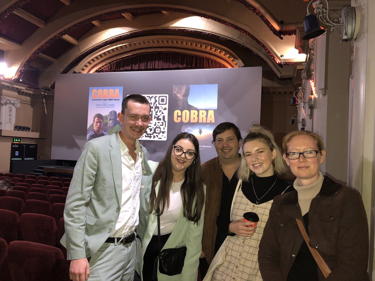 Great to have the @ChelwestFT team to support me at @CobraFilmProj for the @BritishBurn today we are all excited to see this project move forward 😊 @chelseaBNU