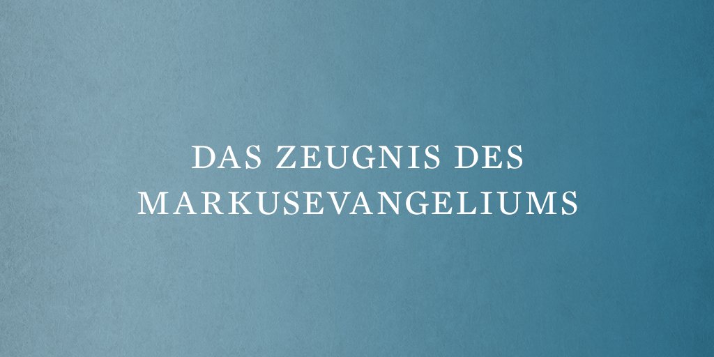 Das Markus-Evangelium steht zu Unrecht häufig im Schatten der anderen Berichte über das Leben Jesu. Sein unschätzbarer, einzigartiger Wert liegt darin, uns zur Erkenntnis zu führen: Du bist der Christus!
#Evangelien #Bibel #Ligonier

evangelium21.net/media/3385/das…