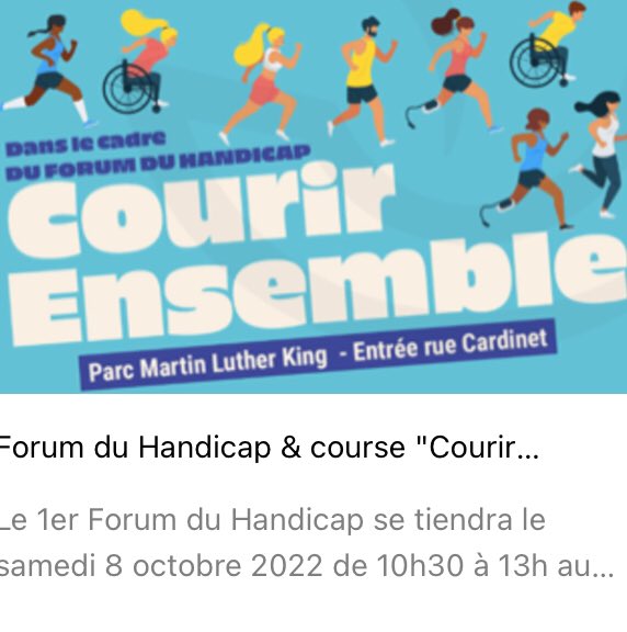 ParisHandiNews's tweet photo. #ParentsAidants enfants en Situation de Handicap Superbe Découverte Forum du Handicap & Courir Ensembles 🤩 Bravo et Merci Monsieur le Maire @Mairie17 Monsieur @geoffroyboulard @Alix_Bougeret @alinebessis @FranckChaze avec la présence de Mme @karen_taieb et Monsieur @GilTaieb https://t.co/NbCnFqh74v