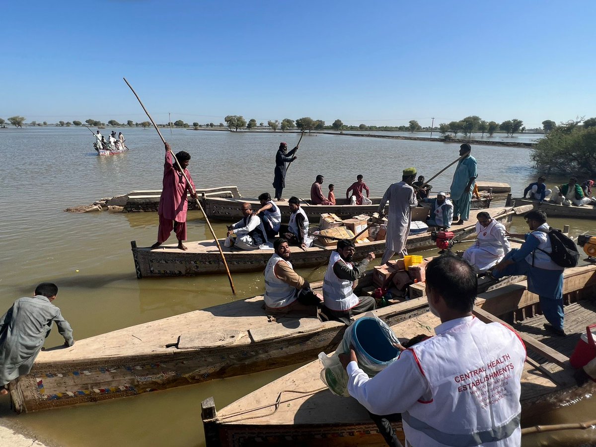 Free Mega Medical and flood Relief camp in the area of Tehsil sehwan sharif,village Talti on 1st October  2022.