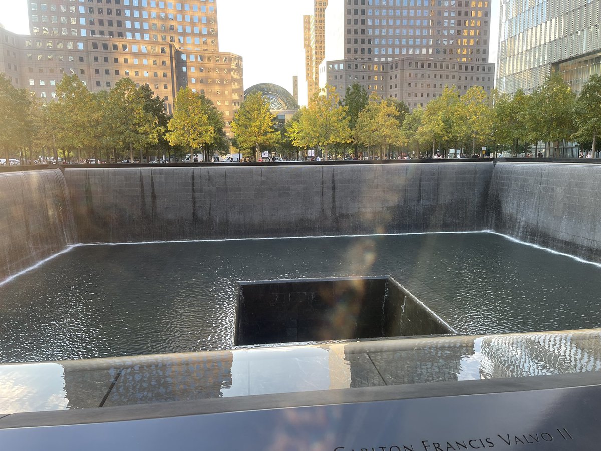 cchatham5's tweet photo. Day 1 of NYC Senior Trip!  Had a great time at the Statue of Liberty, Ellis Island, the 9/11 Memorial! @hopedalejshs @DerekAtherton1 @HopedaleAP @kcrebasehps https://t.co/StCRXsTEIW