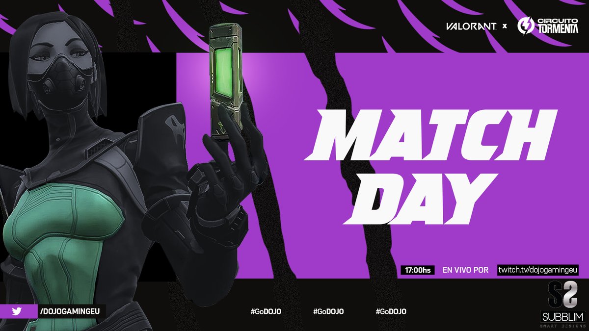 DojoGamingEU's tweet photo. #VALORANT

Nuestros chicos se estrenan hoy en la Q2  del @TormentaVALes🧙

🔫@blekerinn
🔫@VirtualValorant
🔫@Trulobtw
🔫@RocknRo05651717
🔫@p4sKuVAL

Estaremos retransmitiendo las partidas en directo!😏

🖥️https://t.co/uzgZoxxoFc
⏰17:00 

🎙️@ChadowDan 
🎙️@imxnii17
🎙️@RiloOmega https://t.co/sOlFj3x2Uh