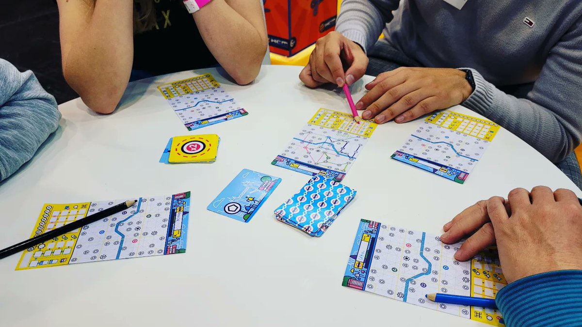 Stark nachgefragt:das Flip&amp;Write Spiel von HCM Kinzel. Wir sind in Essen auf der Spiel.