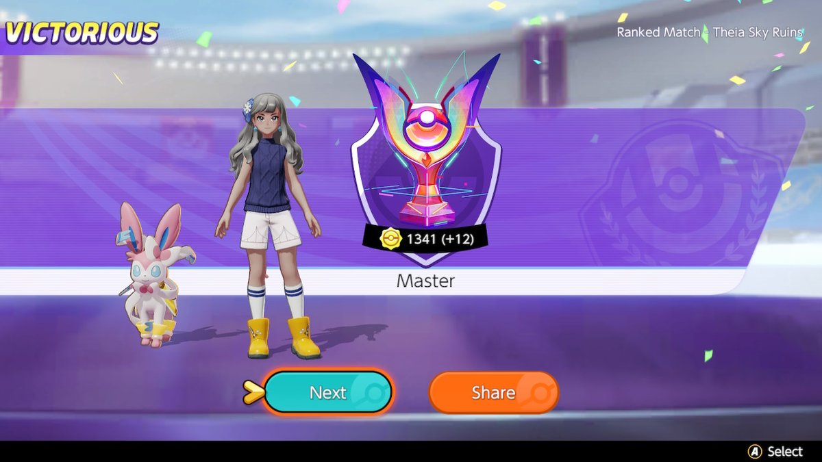 zaneology's tweet photo. First Match in our #PokemonUNITE #OOTD
@pokemonunite kerching! pay to slay! lololol #NintendoSwitch
#OOTDOLOGY #ZOOTD https://t.co/2nRaM7u9e0